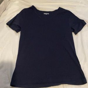 Plain blue tee-shirt